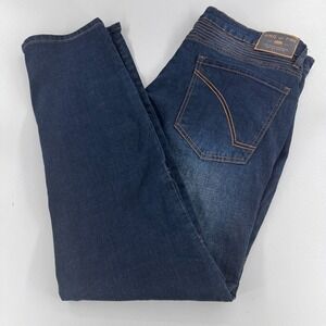 NEW Ring of Fire Slim Fit Jeans‎ MENS Straight Blue Dark Wash Denim SIZE 36 x 30